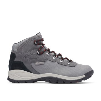 Pánské Turistické Boty Columbia Newton Ridge Canvas Waterproof Titan Červené ZRQAVU791